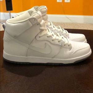 Nike Dunk SB Hi sz 14 White